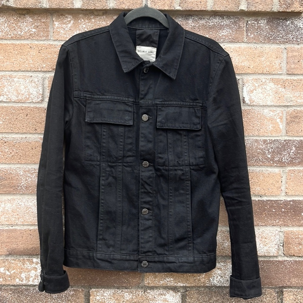 Black Helmut Lang Denim Jacket